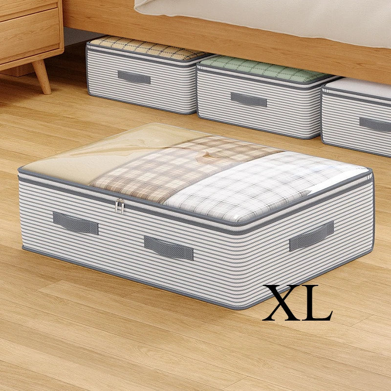 Large Capacity Clothes Storage Bag Heavy Duty Non-woven Organizer Box