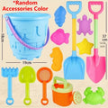 Kids Beach Toys Set – Sand Bucket, Shovels & Animal Molds