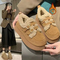 Women's Winter Plush Snow Boots – Warm, Lightweight & Non-Slip