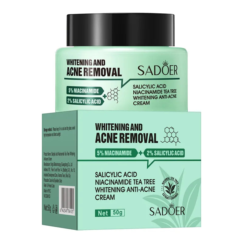 Salicylic Acid Nicotinamide Tea Tree Acne Repair Face Scar Cream