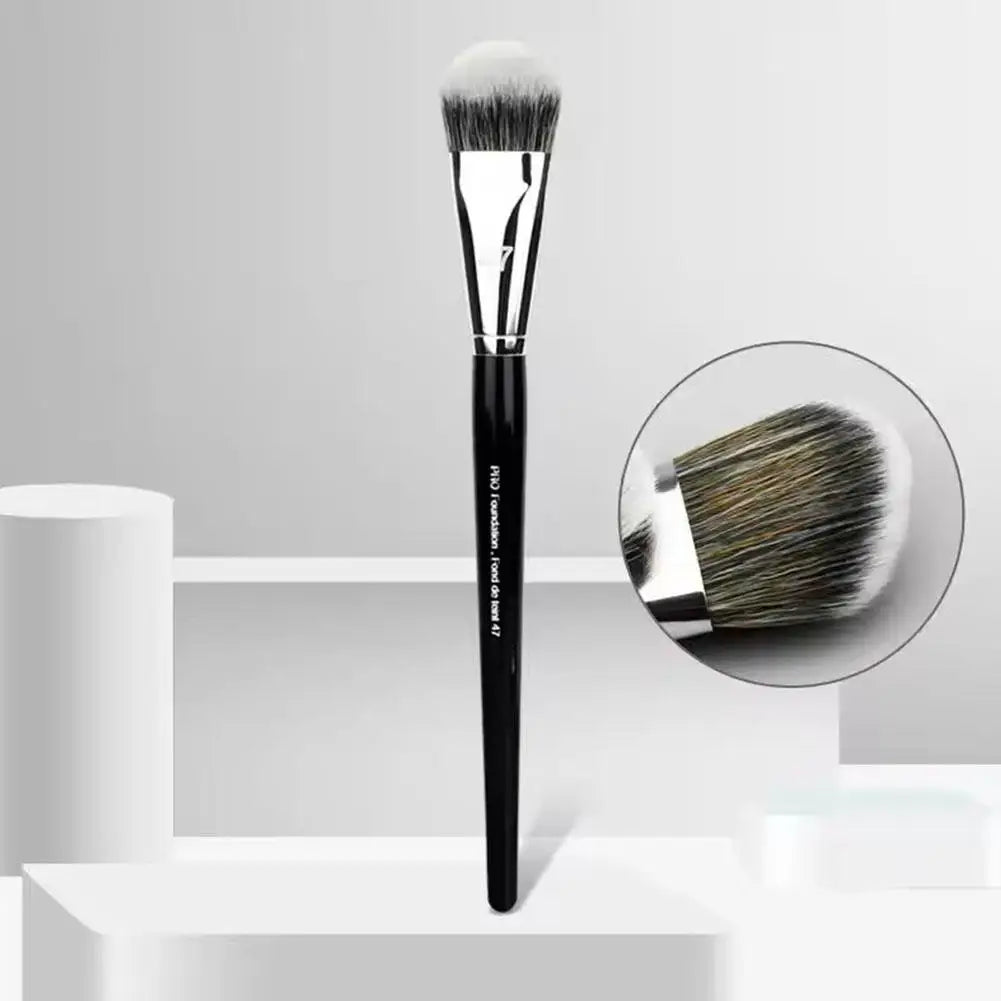 Professional Foundation Brush – Soft Synthetic Broom Head Makeup