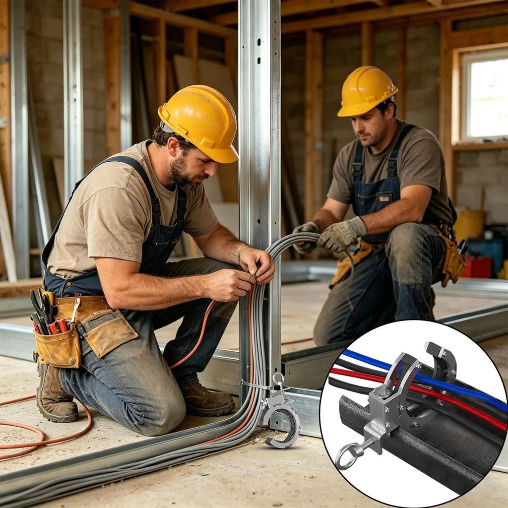 330° Heavy-Duty Wire Pulling Pulley | Cable Threading Tool