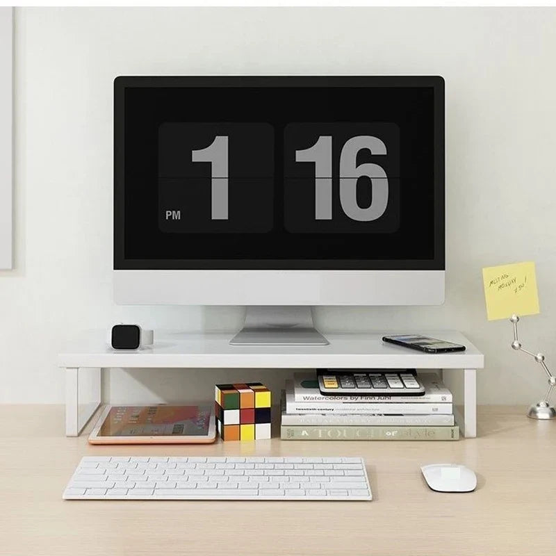 Wooden Monitor Stand & Desk Organiser – 2 Sizes