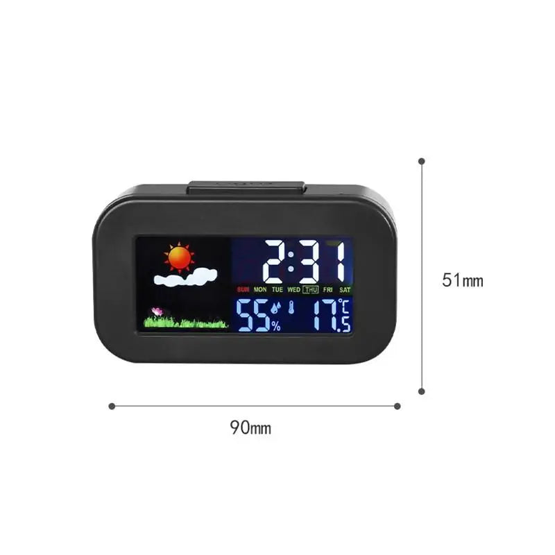 Weather Station Clock – Color Display Temp & Humidity Monitor
