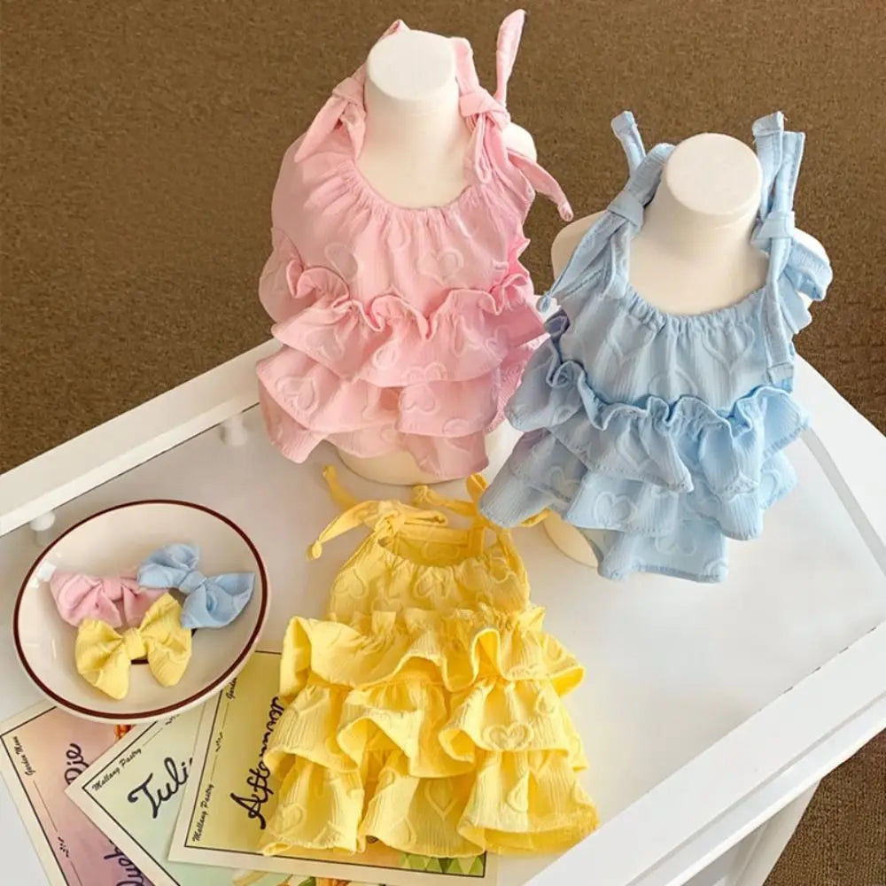 Cute Dog Cake Skirt Vest | Breathable Pet Summer Dress