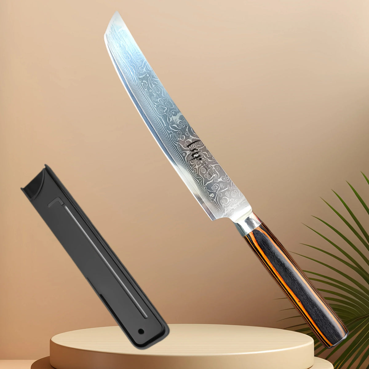 Damascus Steel Kitchen Cleaver – Chef Boning & Slicing Knife