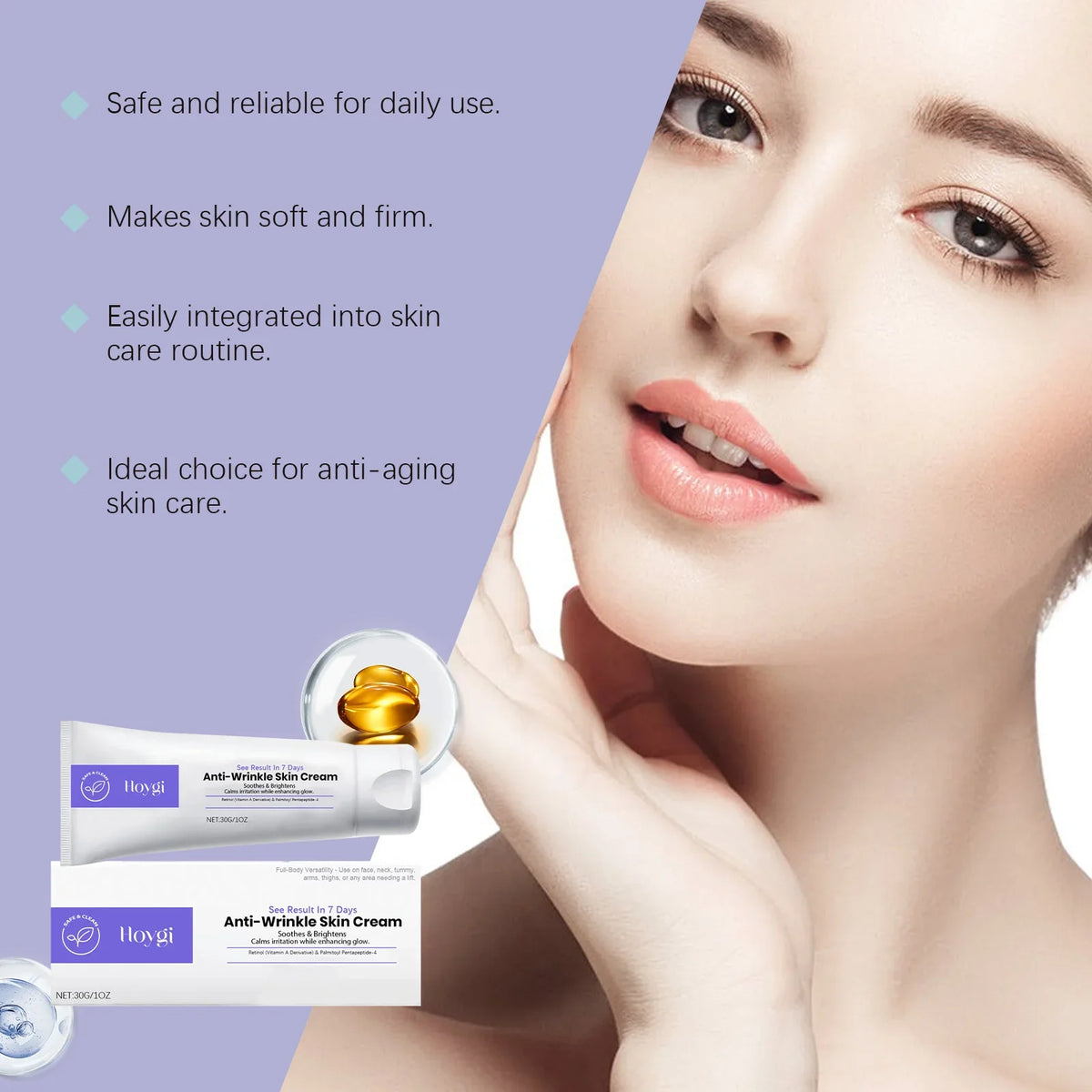 Retinol Firming Cream – Anti-Aging, Lifting & Pore Refining