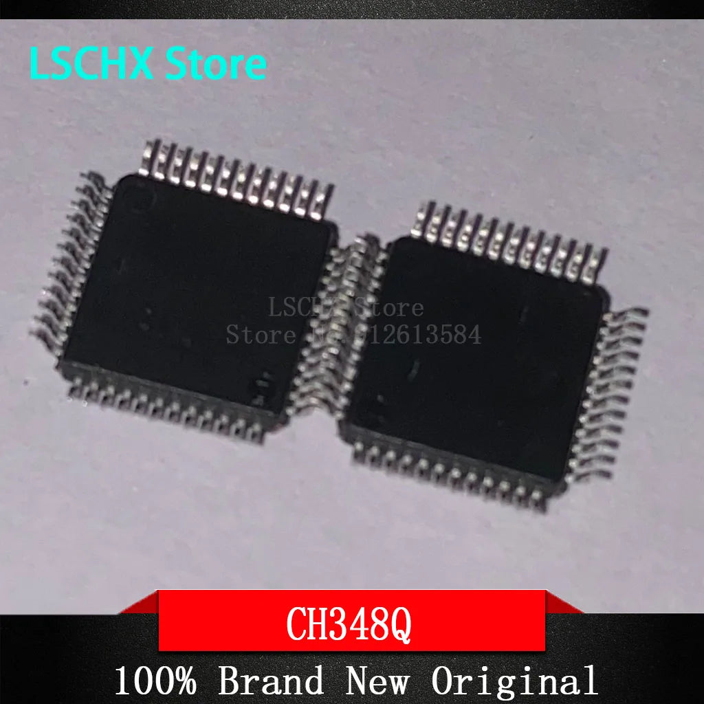 CH348Q LQFP-48 USB to 8 Serial Port Chip – 1 to 5 pcs