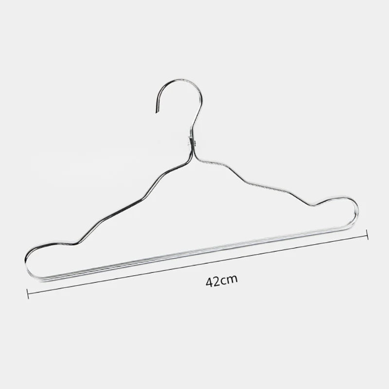 5-Pack Aluminum Clothes Hangers – Non-Slip Slim Closet Organizer