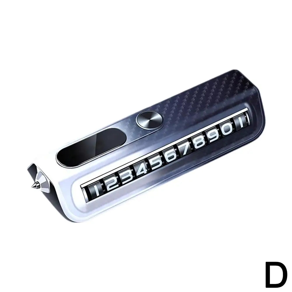 2-in-1 Temporary Parking Sign & Emergency Window Breaker