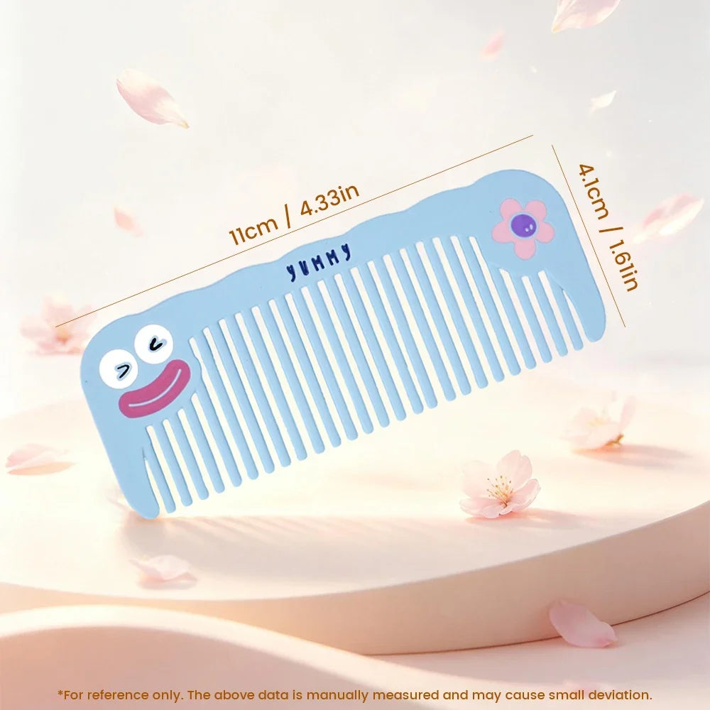 Cartoon Cat Wide Tooth Comb – Anti-Static & Heat-Resistant
