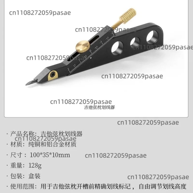 Guitar Nut Scribe Tool – Precision Nut & Saddle Height Marker