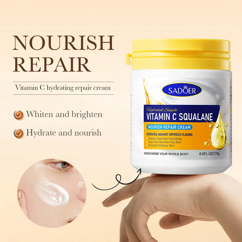 Vitamin C Squalane Nourishing Face Cream 170g – Brightening
