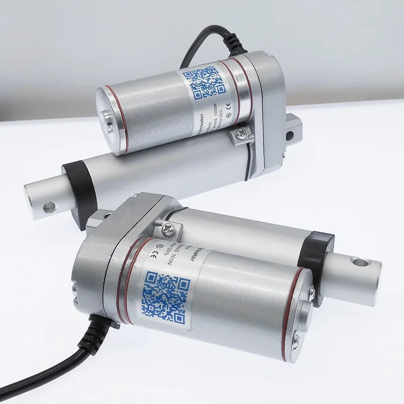12V/24V DC Linear Actuator Motor – 100N to 1500N Multi-Stroke