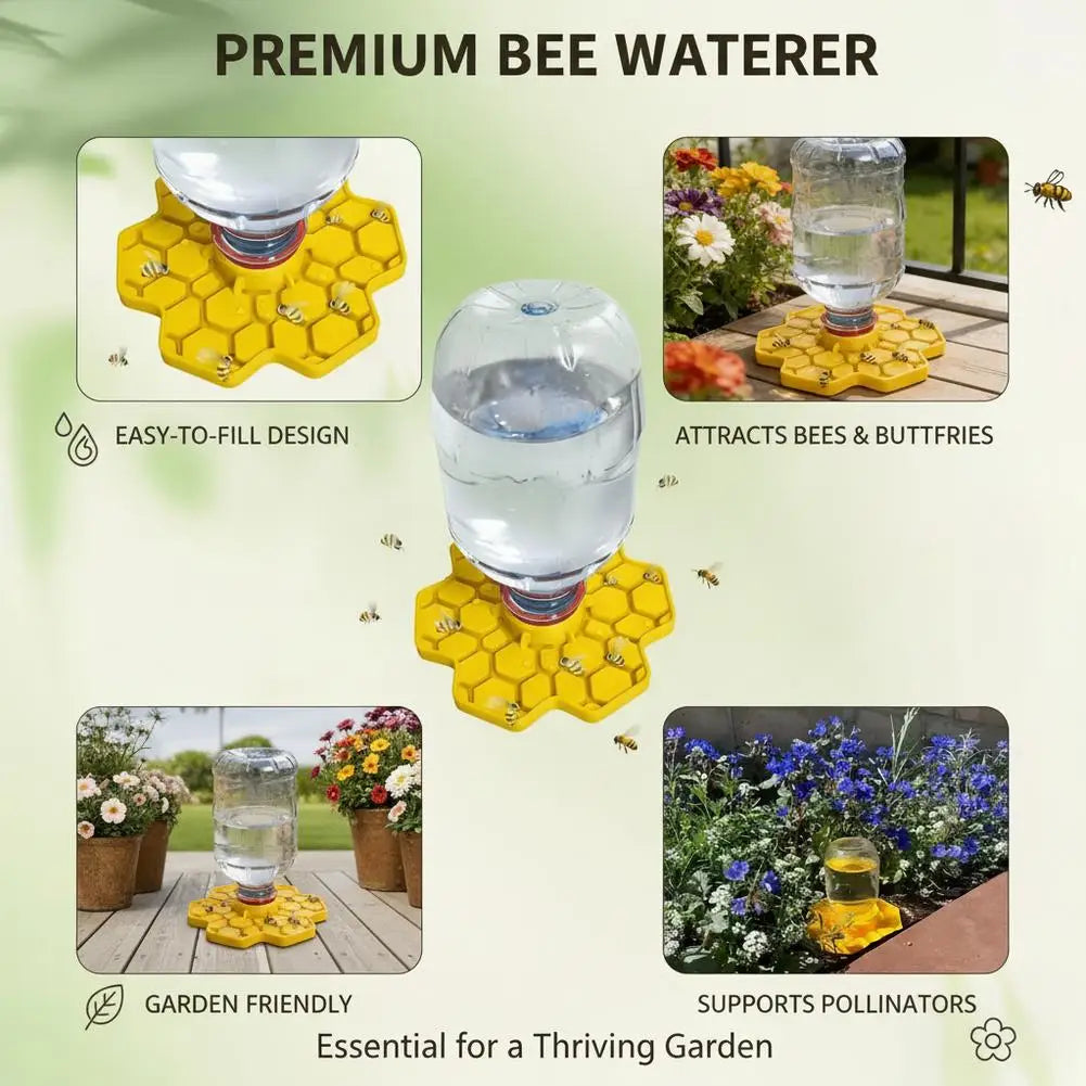 Bee Water Feeder Honeycomb Tray – Safe Honeybee Drinking Station