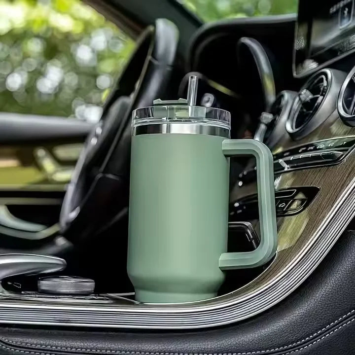 40oz Vacuum Insulated Tumbler – Stainless Steel Travel Mug
