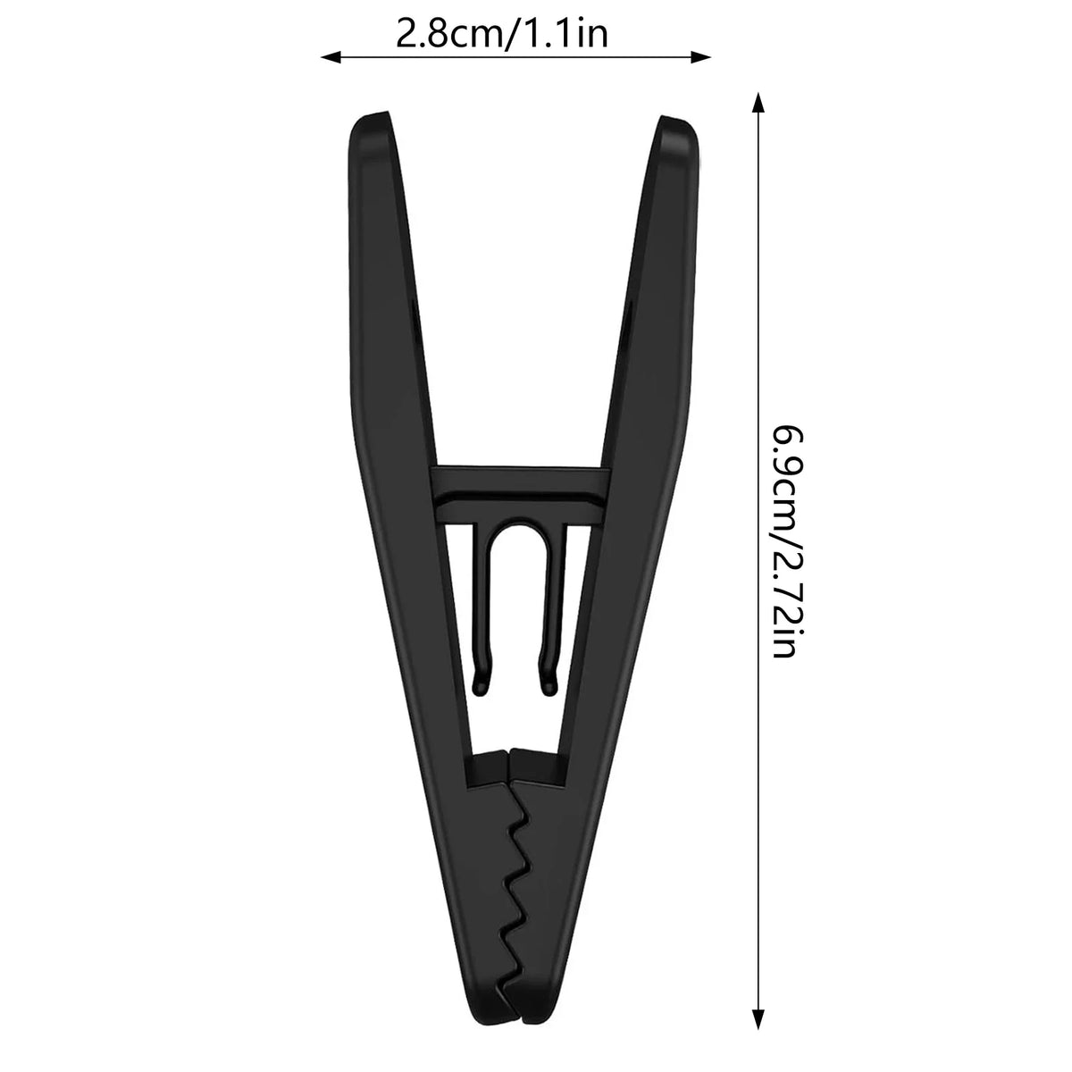 20pcs Large Opening Plastic Clothes Pegs with Hangers