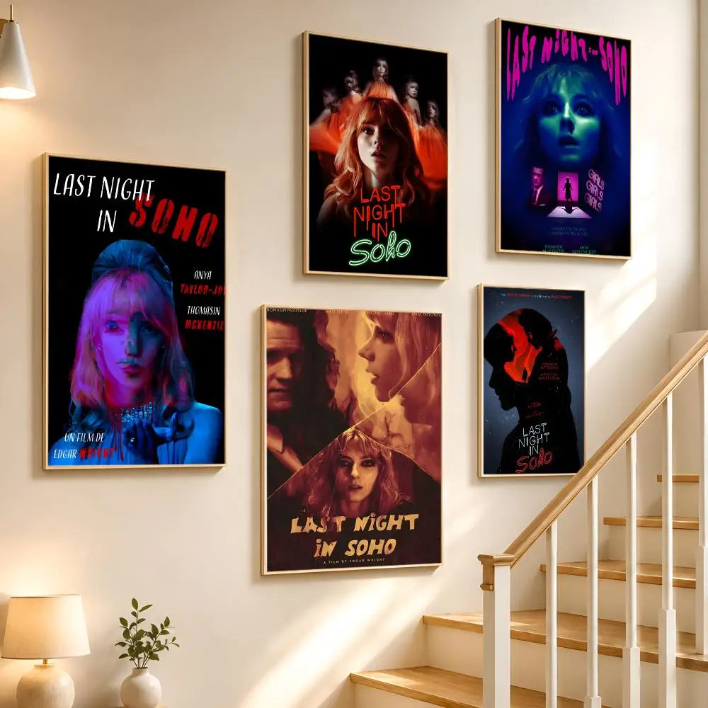 Last Night in Soho Movie Poster Waterproof PVC Stickers