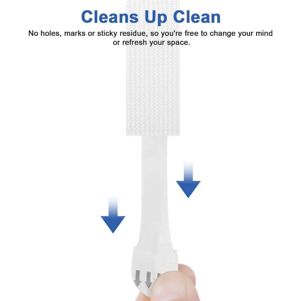 Punch-Free Adhesive Wall Mounting Strips for Frames & Posters