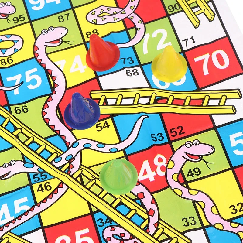 Snakes & Ladders Board Game – Educational Kids Family Game