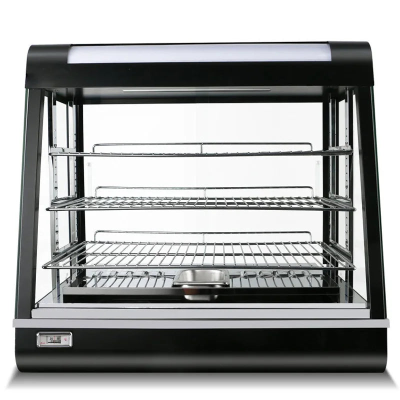 2000W 3-Tier Commercial Food Warmer Display Cabinet LED Lit