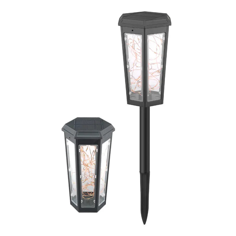 Solar Lamps Light Up Automatically When It Gets Dark Outdoor Inserted