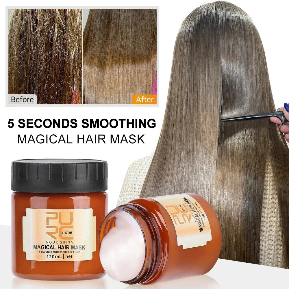 PURC 5-Second Keratin Hair Mask – Frizz Repair & Argan Oil