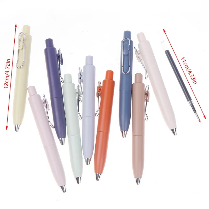 0.5mm Mini Pocket Gel Pen – Quick Dry, Waterproof & 10 Refills