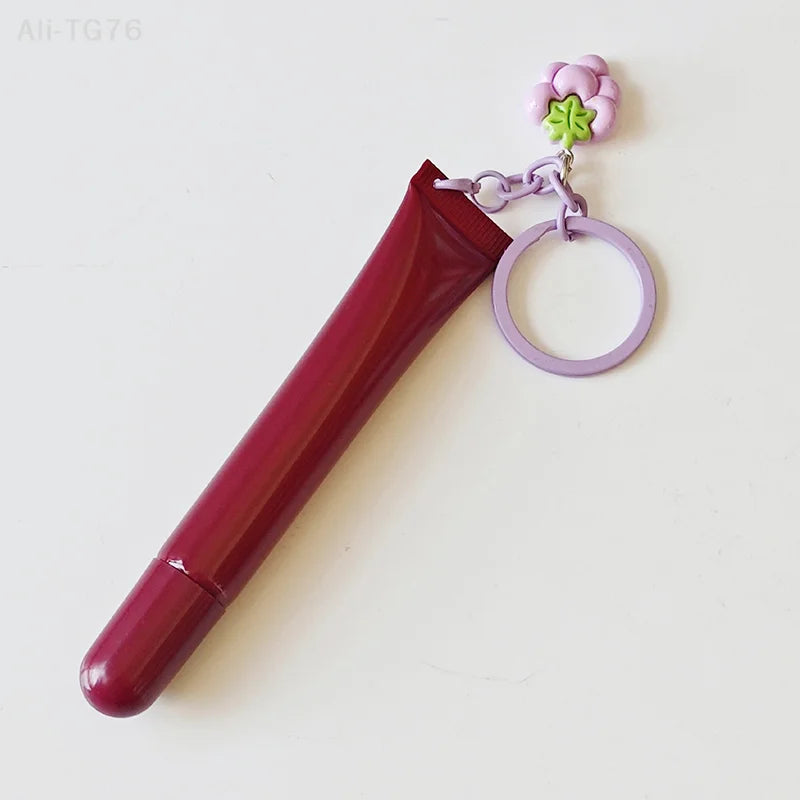 Refillable Lip Gloss Tube with Keychain | 10/15ml DIY