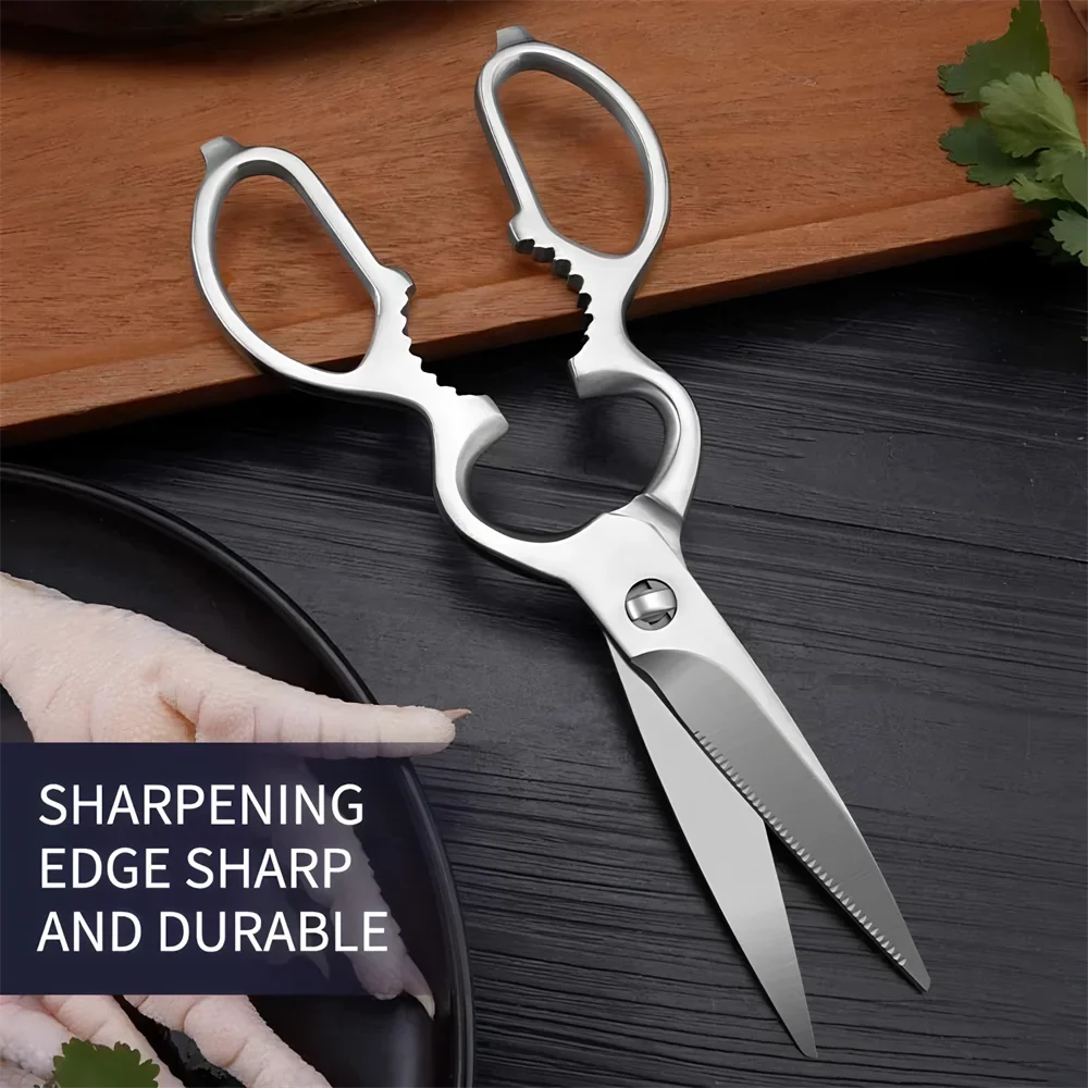 Multi-Functional Kitchen Scissors – Heavy-Duty Cooking Shears