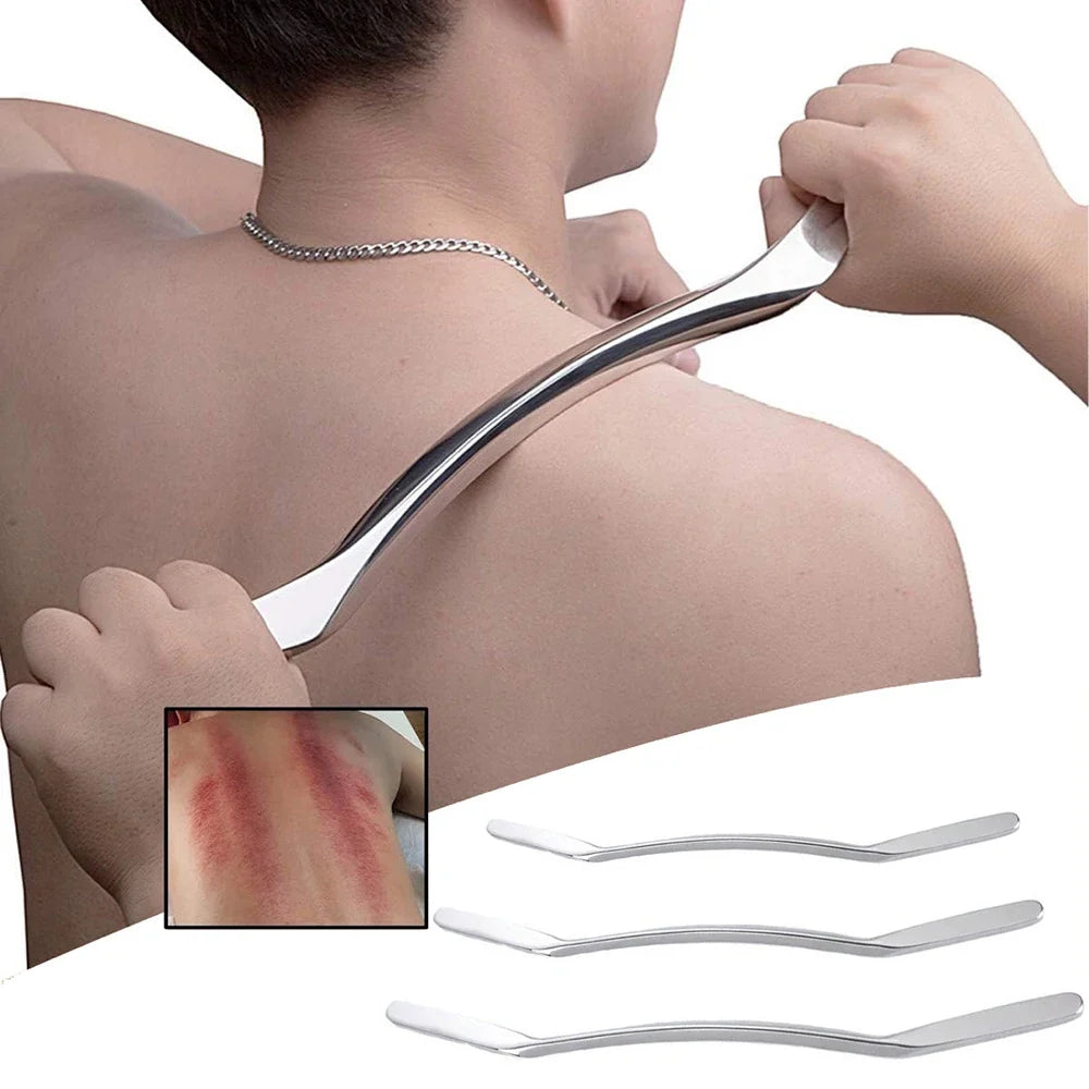 Gua Sha Stainless Steel Scraping Tool for Large Muscles