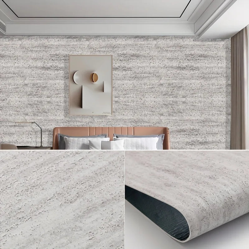 3D Self-Adhesive Wood Grain Foam Wallpaper Roll 40cm×3m