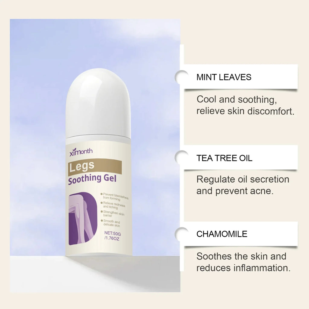 Ximonth Legs Soothing Gel – Moisturizing Body Skin Care 50g