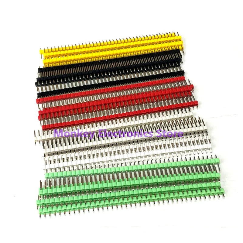 10pcs 40-Pin 2.54mm Breakable Pin Header PCB Connector Arduino