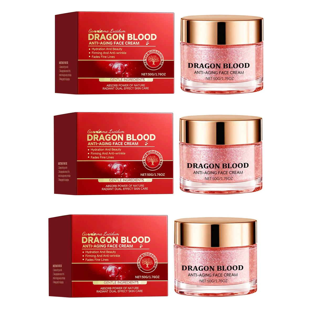 Dragon Blood Retinol Face Cream – Hydrating & Brightening 50g