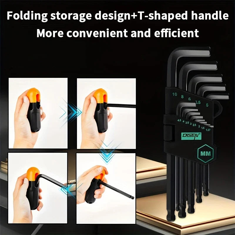 Allen Key Screwdriver Handle Motorcycles Bicycles Universal Torque
