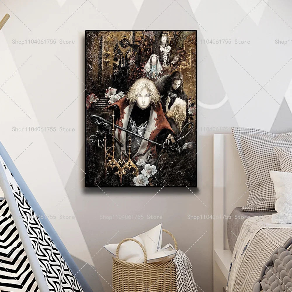 Castlevania Poster – Self-Adhesive Waterproof Wall Art Sticker