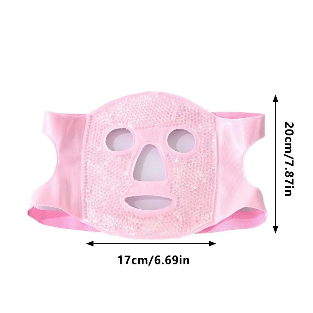 Gel Bead Full Face Mask – Hot & Cold Therapy, Dark Circles