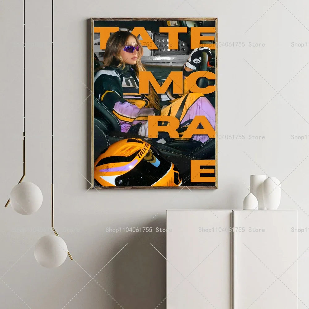 Tate McRae Poster – Waterproof Self-Adhesive Wall Art Print