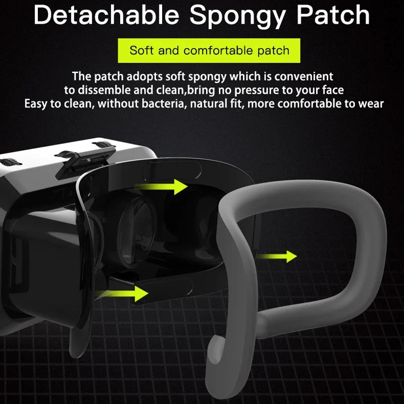 VR Glasses Headset 3D Virtual Reality for 4.7–7" Smartphones