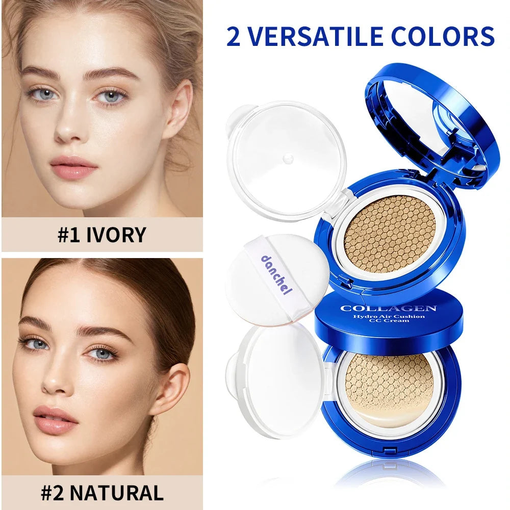 Collagen CC Cream Air Cushion Foundation – Hydrating & Dewy