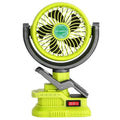 Cordless Clip Fan for Ryobi 18V Battery – Dual USB Portable Fan