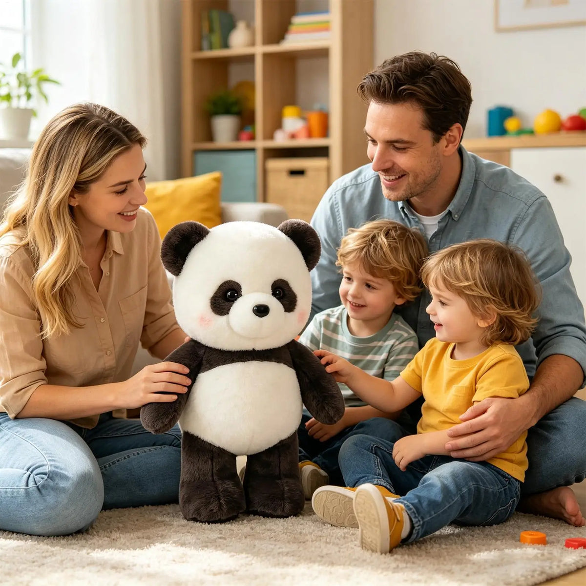 Interactive Panda Plush Toy – Soft Stuffed Animal Doll 45–60cm