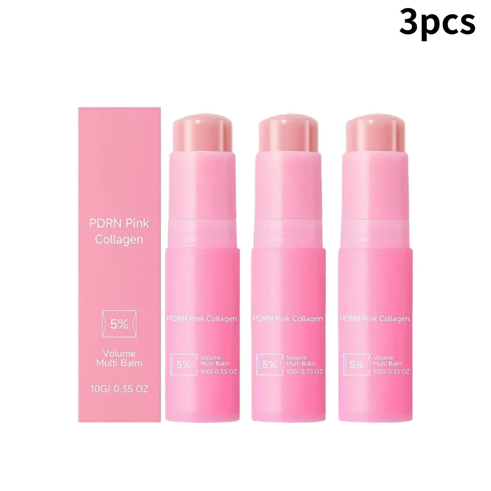 Collagen Pink Multi Balm Stick – Korean Hydrating Facial Cream