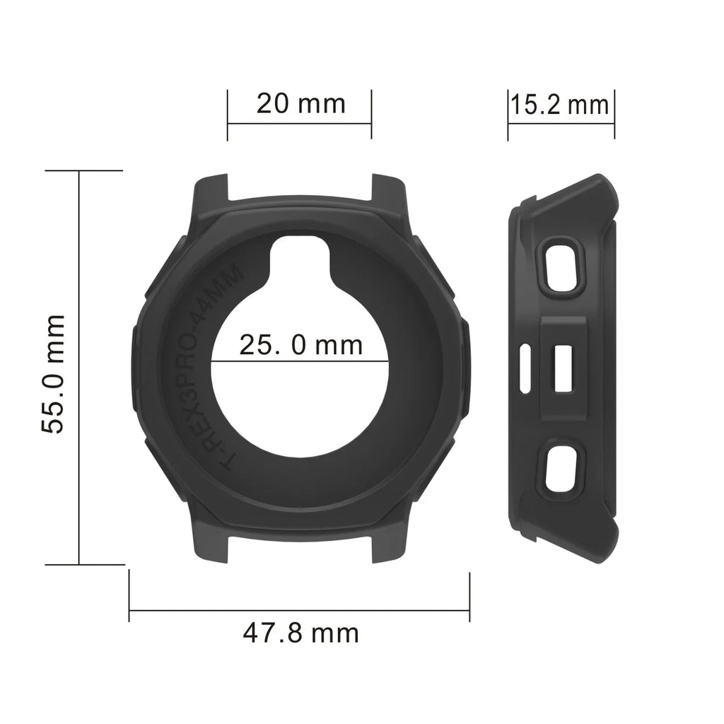 Amazfit T-Rex 3 Pro 44mm Silicone Strap & Protective Case