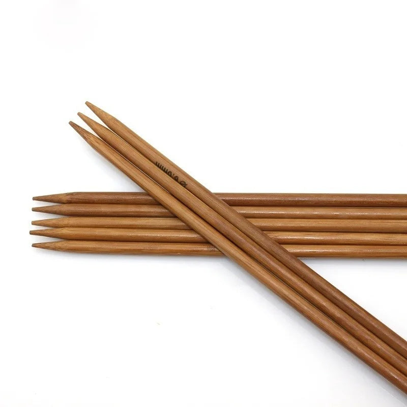 36-Pc Carbonized Bamboo Crochet Hook Set with Beads