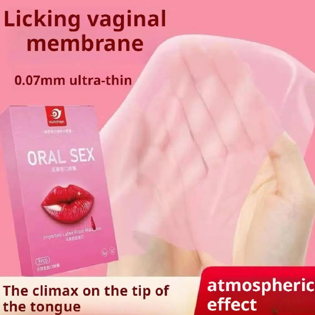 Disposable Oral Barrier Dam Set | Hygienic Intimate Protection