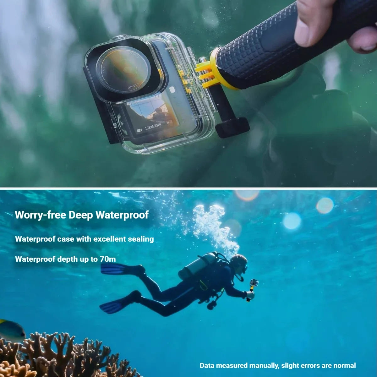 70M Waterproof Housing Case for DJI OSMO Action 6 – Dive Shell