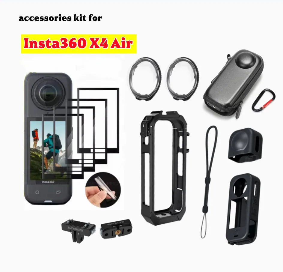Insta360 X4 Air Protective Case, Lens Guard & Screen Protector Kit