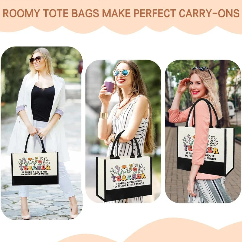 Teacher Appreciation Tote Bag – Thank You Gift for Women